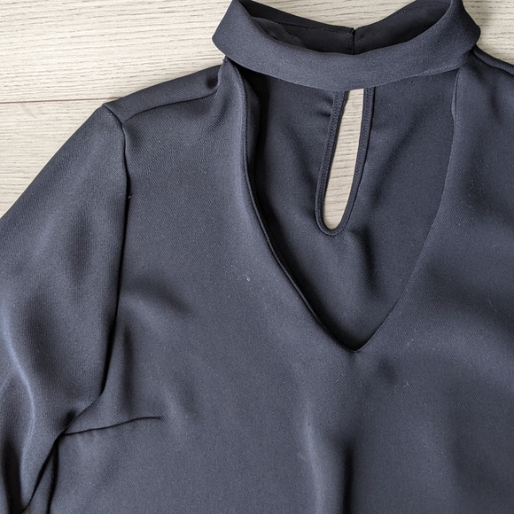 Zara Navy Mini Dress - Picture 2 of 5